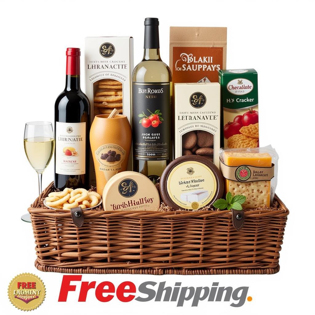 Gourmet Gift Basket with Free Shipping 