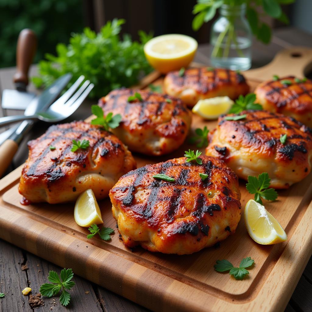 Grilled Chicken with Sugar Free BBQ Rub