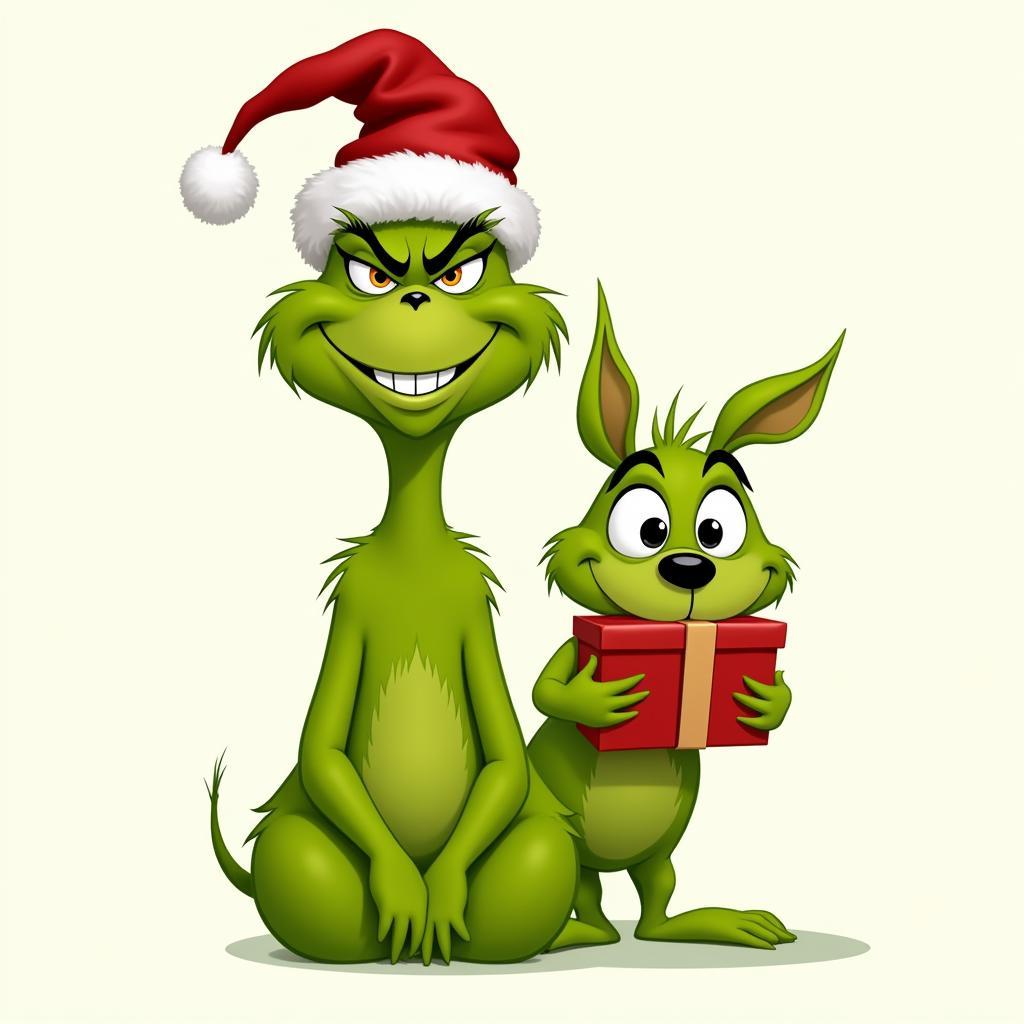 Grinch and Max SVG Design