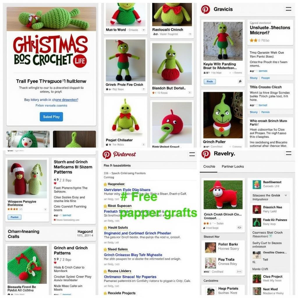 Free Grinch Crochet Pattern Resources