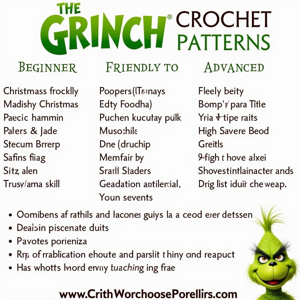 Selecting the Perfect Grinch Crochet Pattern