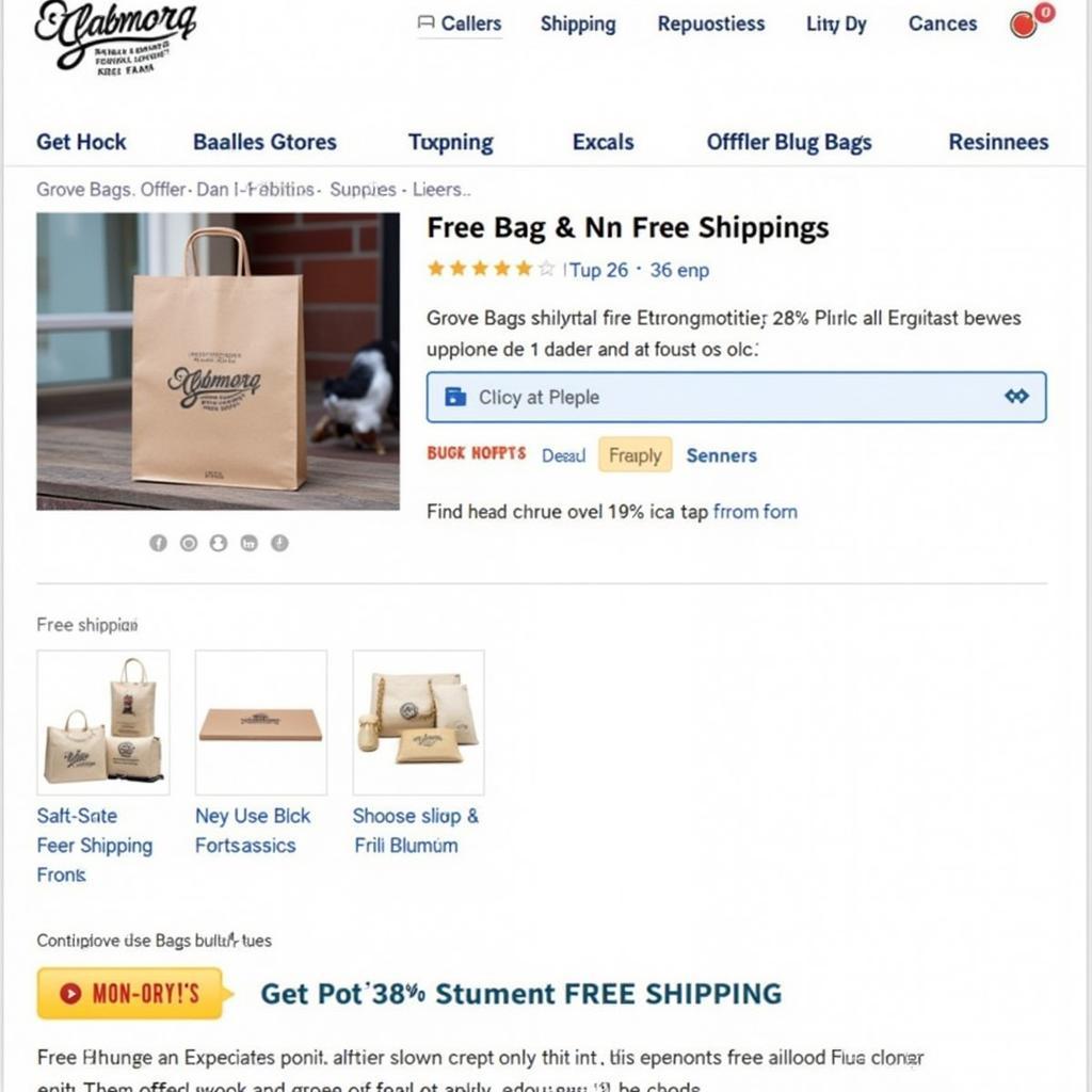 Grove Bags Shipping Options