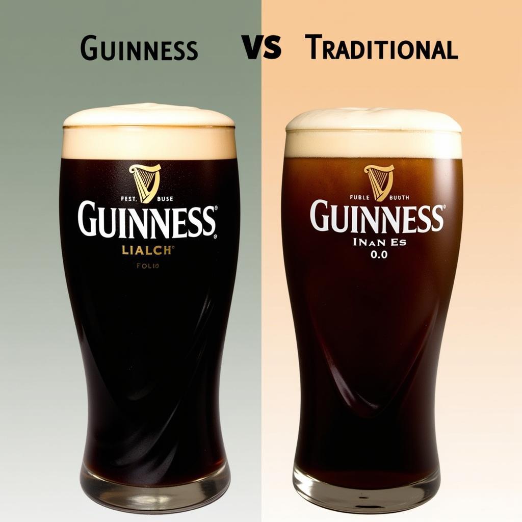 Guinness 0.0 vs. Traditional Guinness