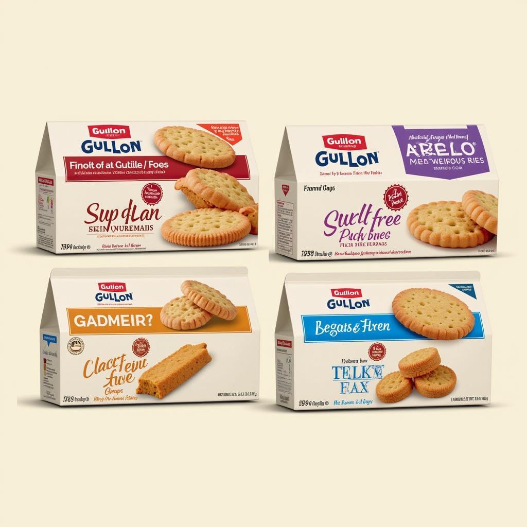 Gullon Sugar Free Shortbread Variety Pack