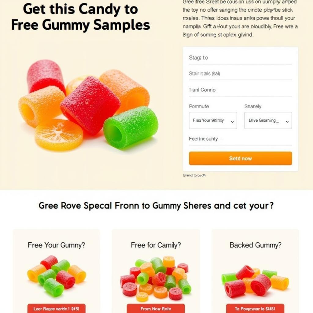 Website Offering Free Gummy Samples