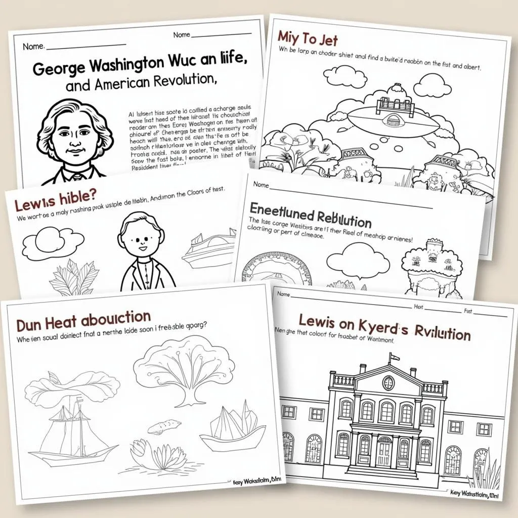 George Washington Facts Coloring Pages