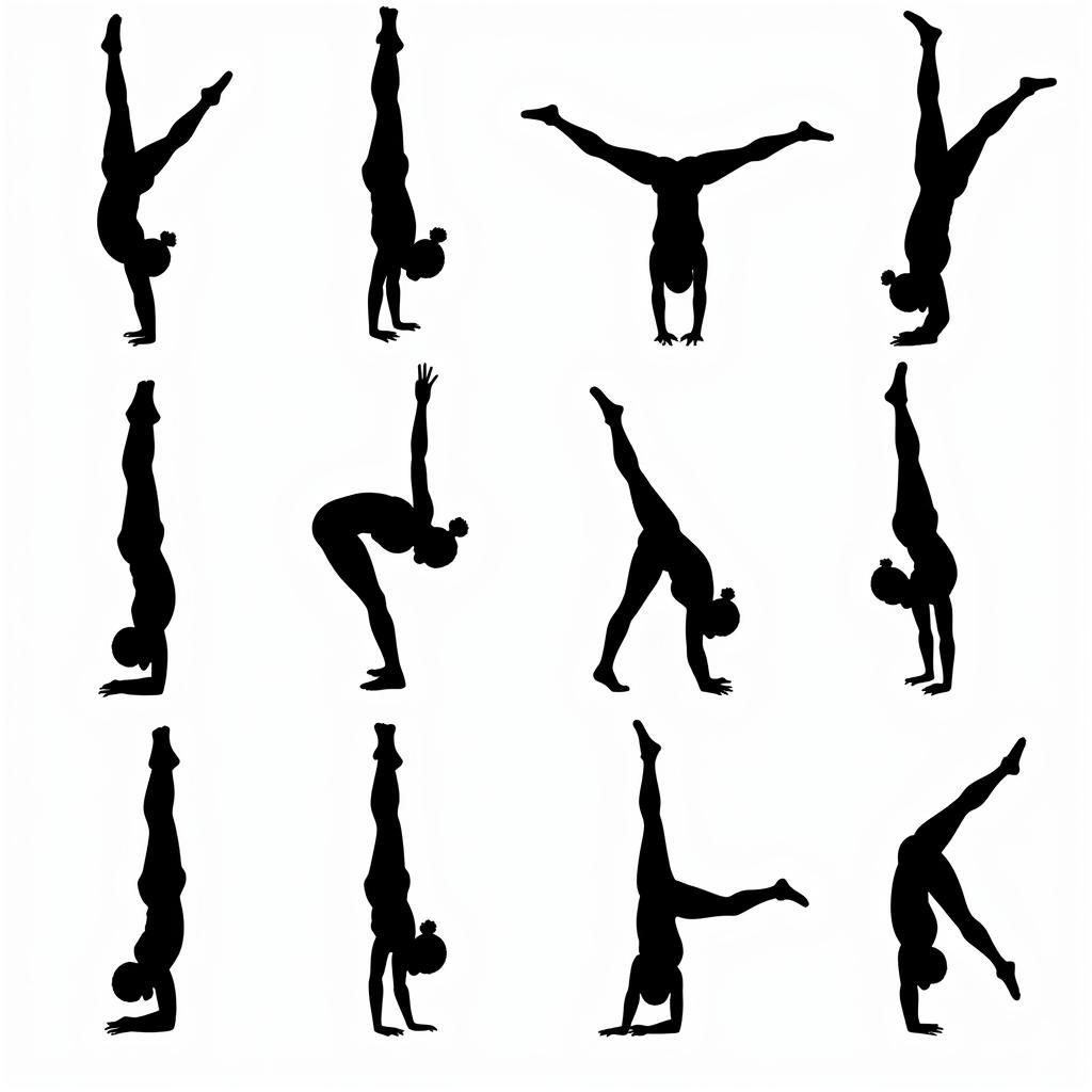 Gymnastics Silhouettes