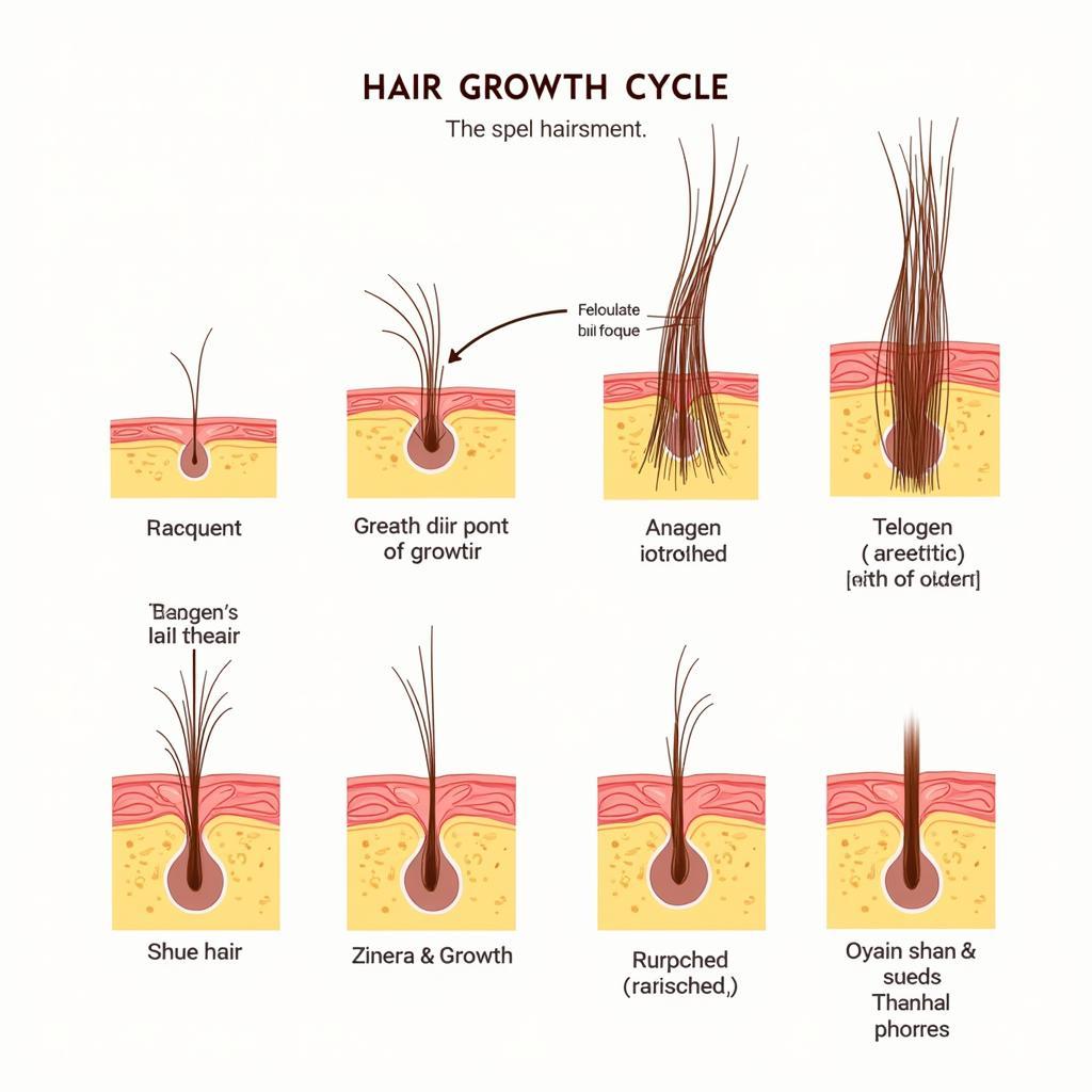 Hair Growth Cycle Illustration