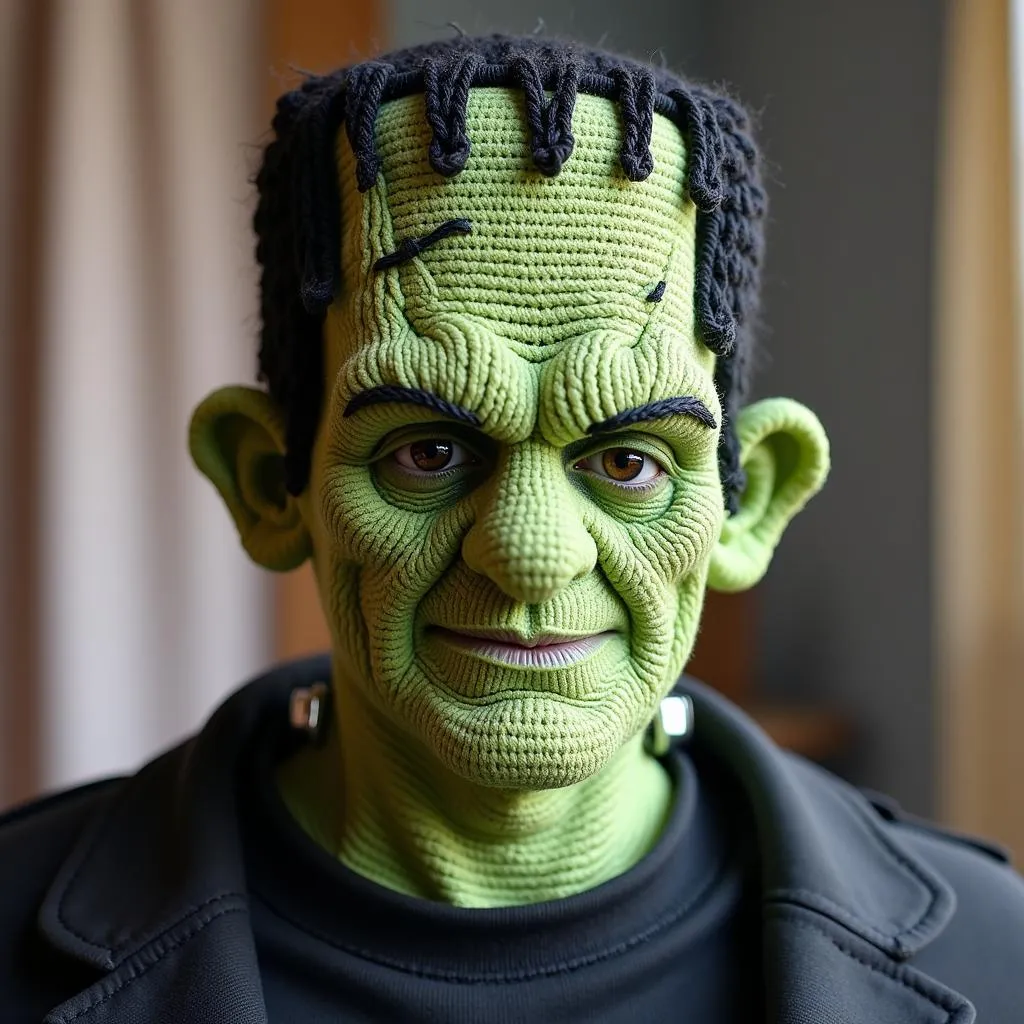 Frankenstein's Monster Amigurumi Crochet Pattern