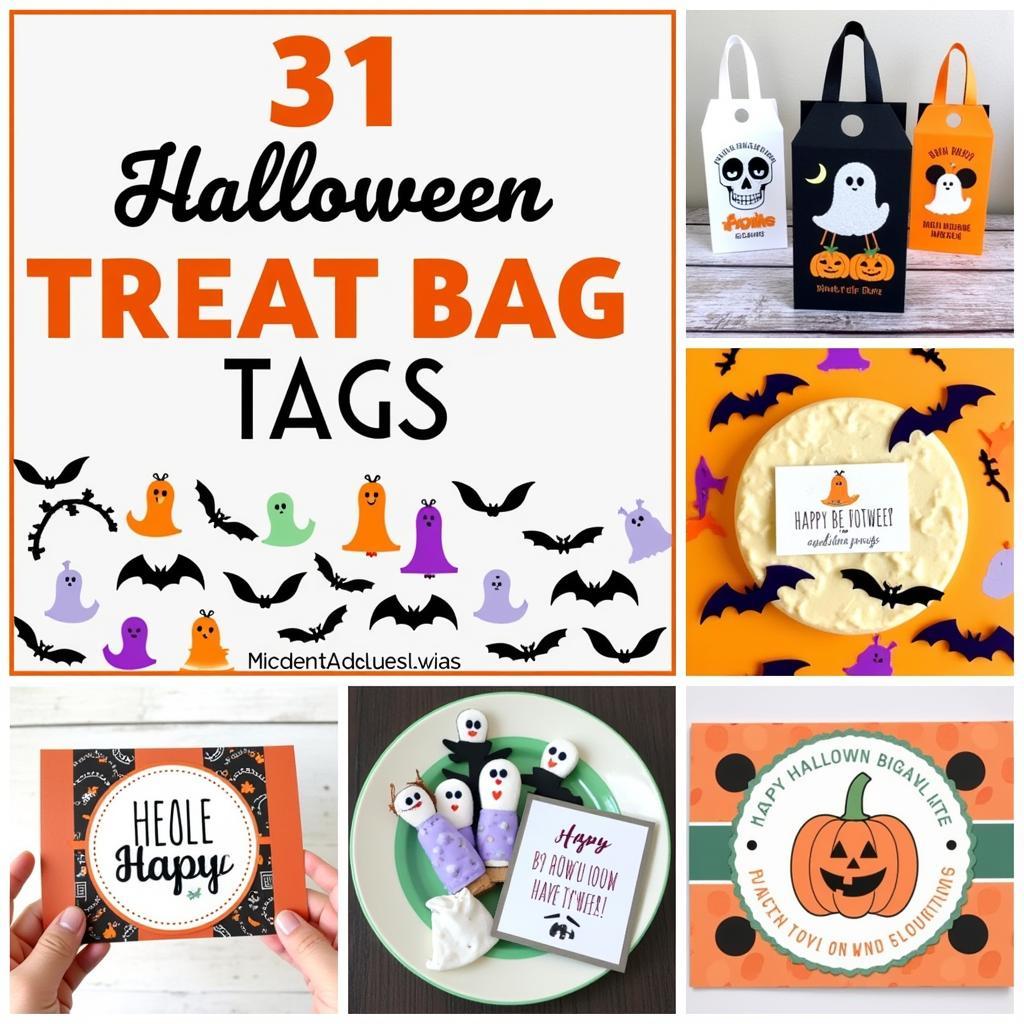 Printable Halloween Treat Bag Tags