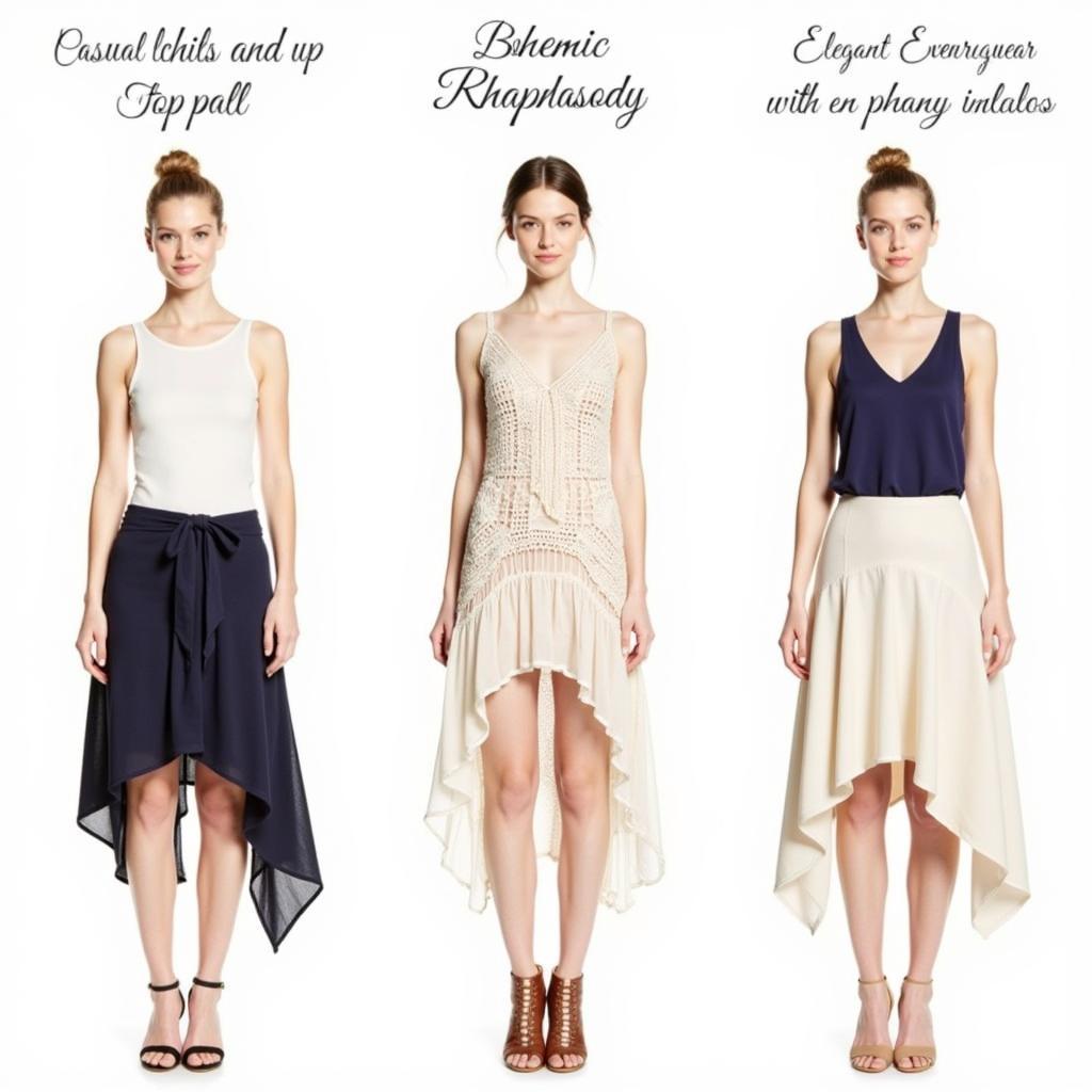 Effortless Handkerchief Skirt Outfit Inspirations