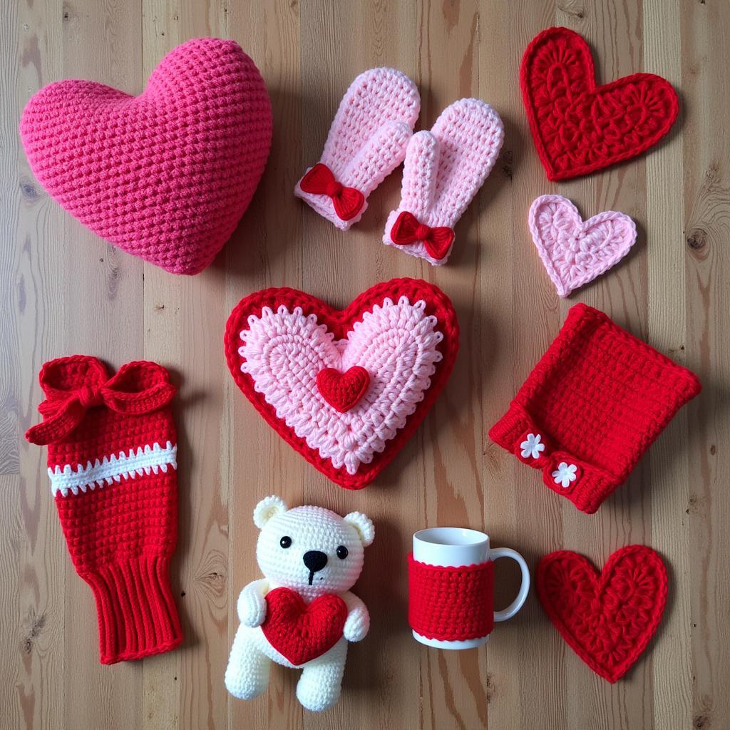 Handmade Crochet Gifts for Valentine's Day