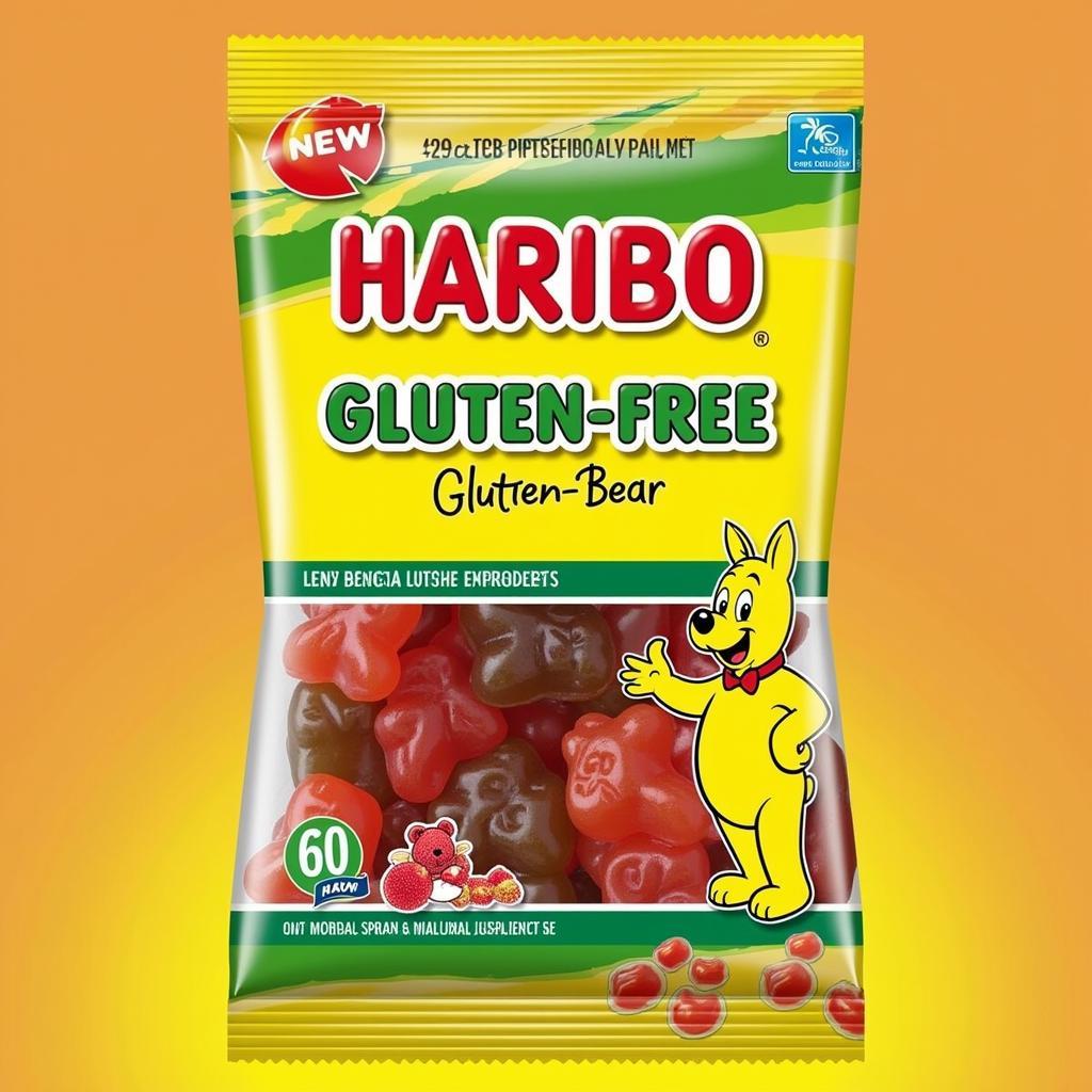 Haribo Gluten-Free Gummy Bears Packaging