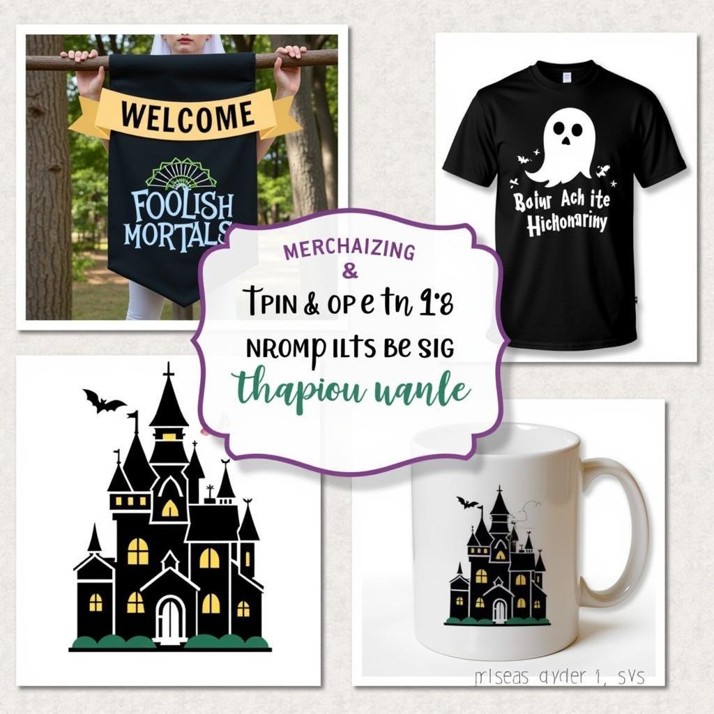 Haunted Mansion SVG Crafts