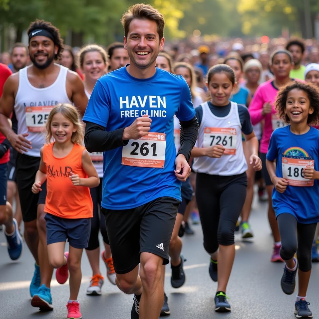 Haven Free Clinic Run Participants