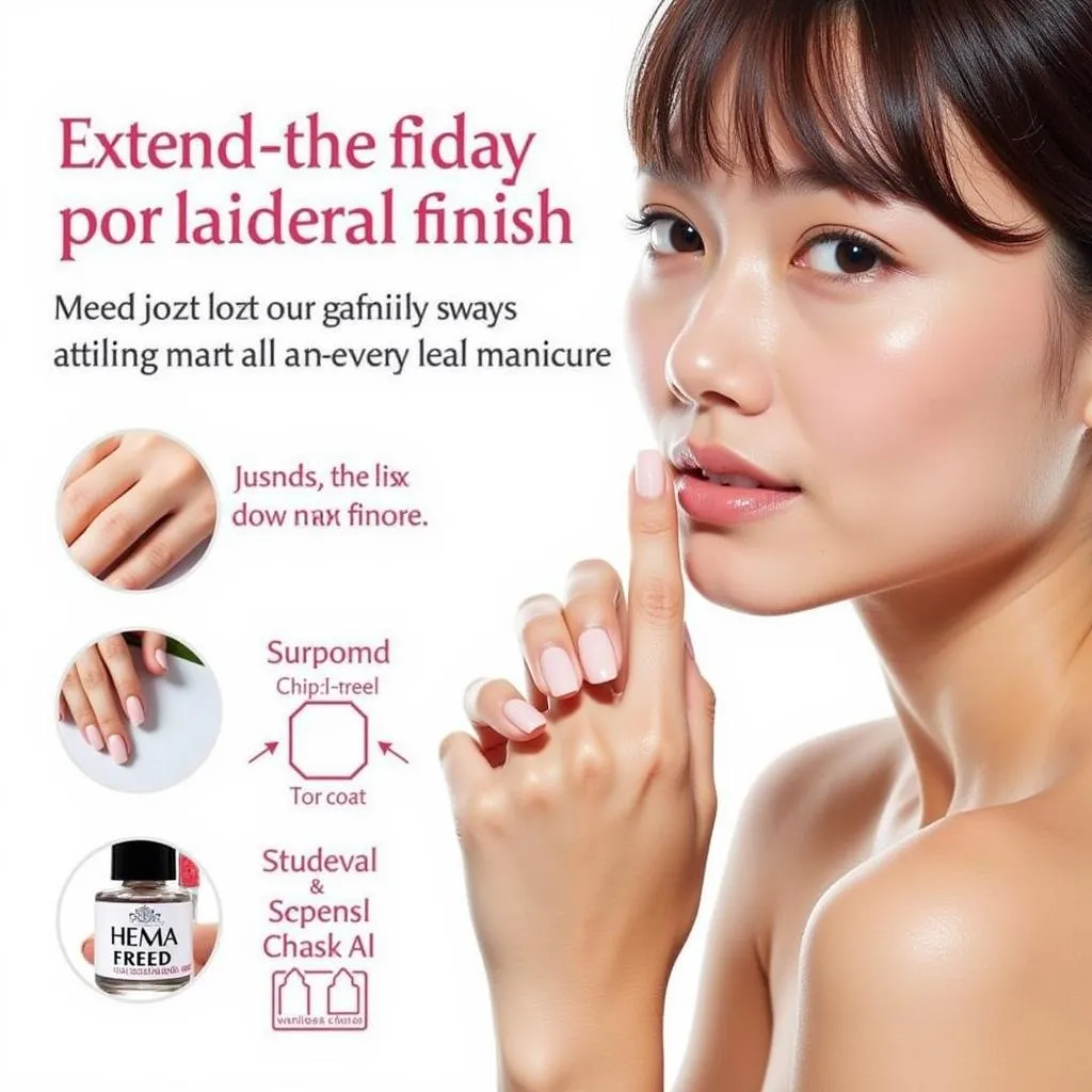 Hema Free Top Coat for Long-Lasting Manicures