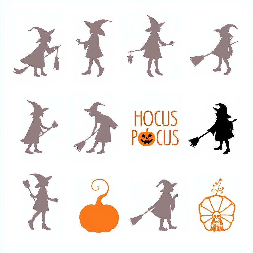 Hocus Pocus SVG Silhouette Designs