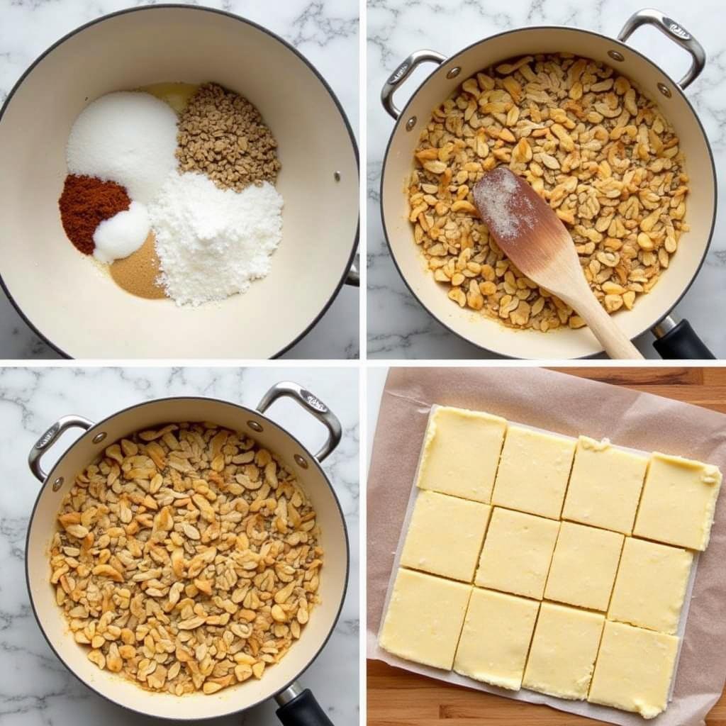 Preparing Homemade Gluten-Free Barfi