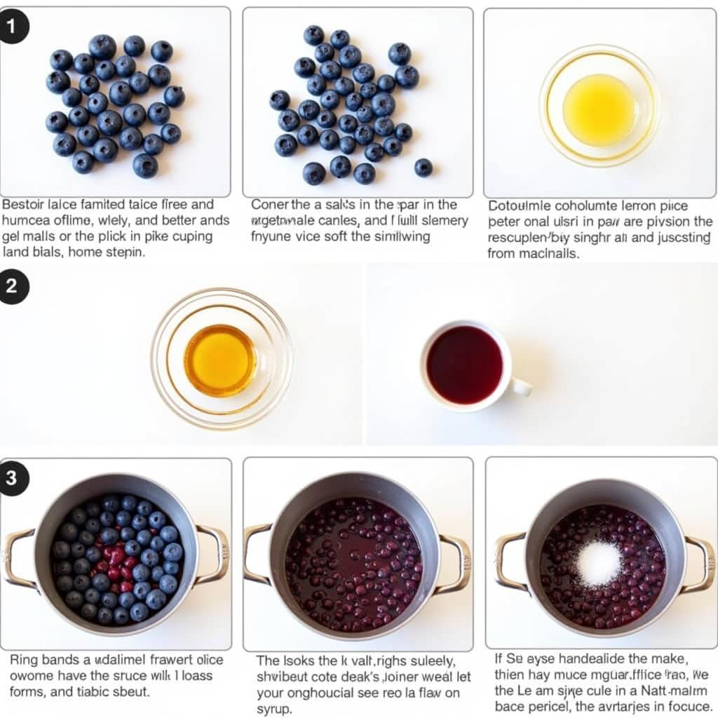 Making Sugar-Free Blueberry Syrup at Home