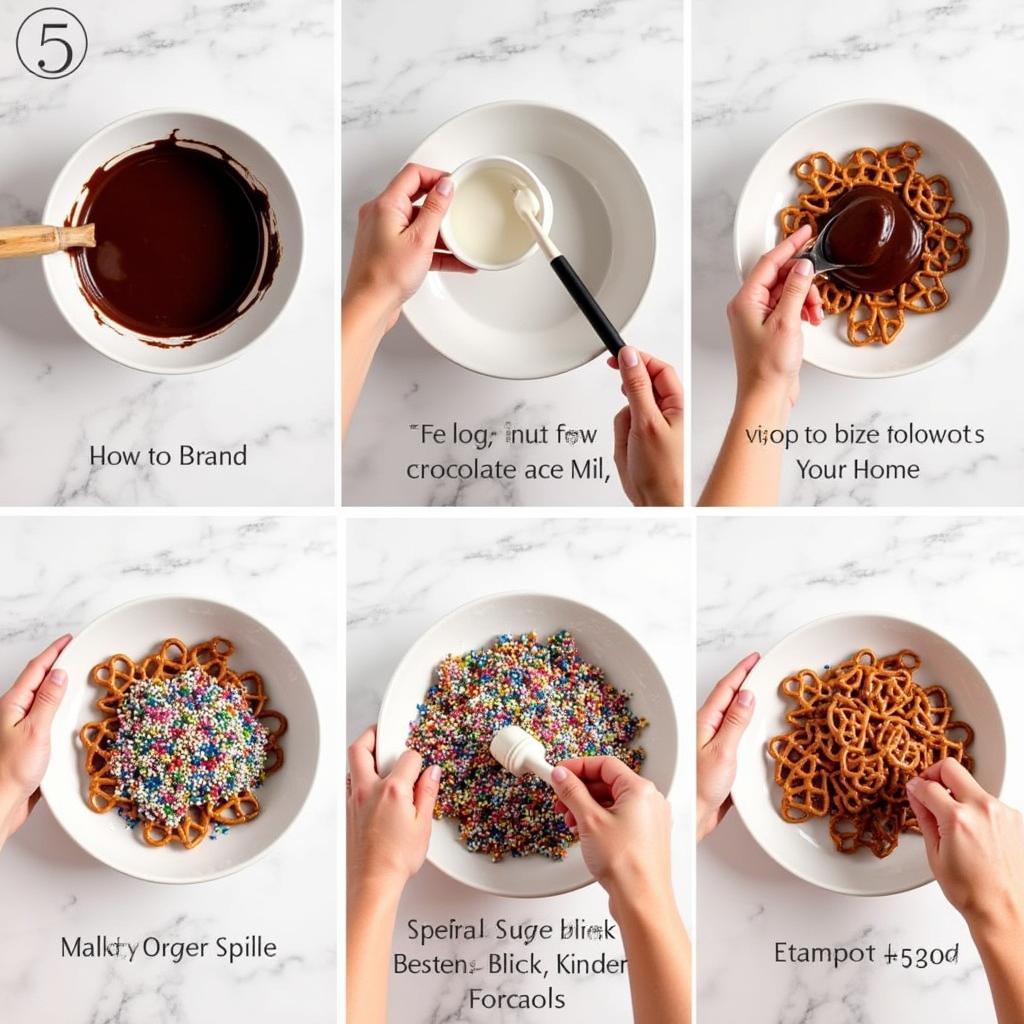 Making Sugar-Free Chocolate Covered Pretzels at Home