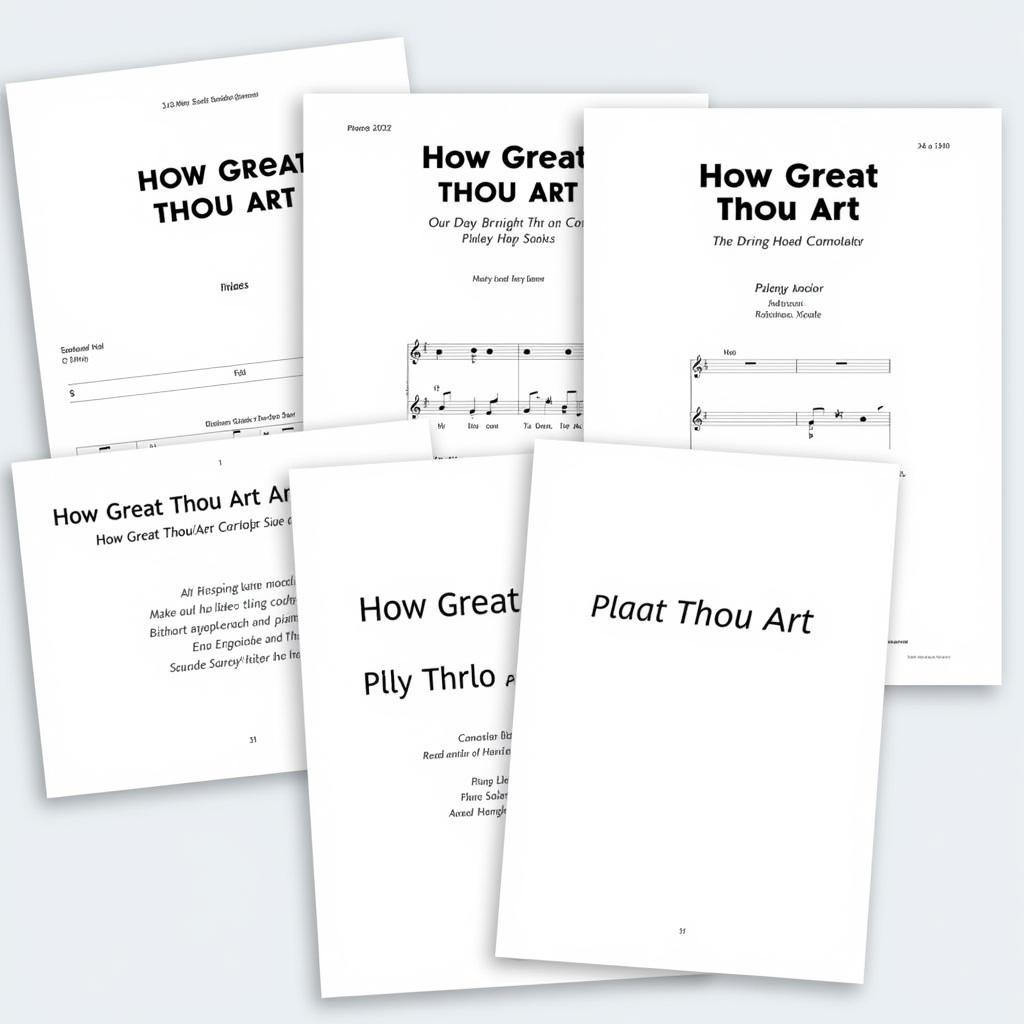 Sheet Music Examples