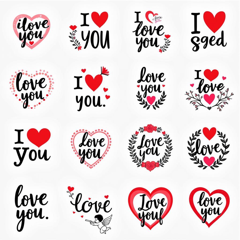 Free I Love You SVG Designs