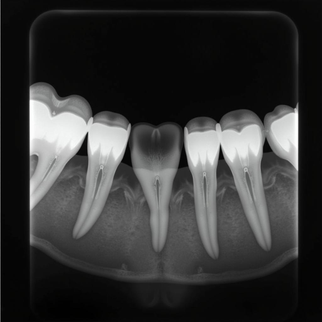 Impacted Wisdom Tooth X-Ray