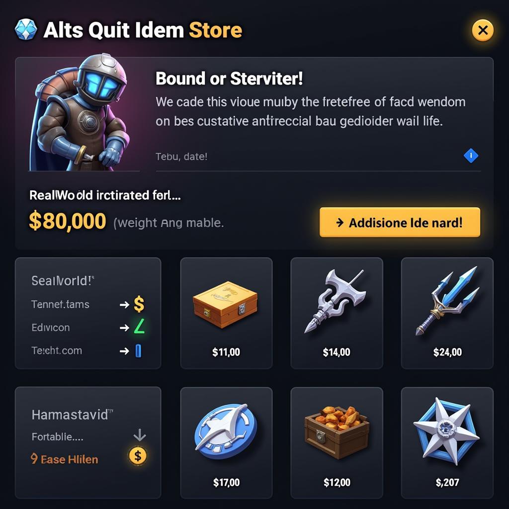 Example of In-Game Purchases