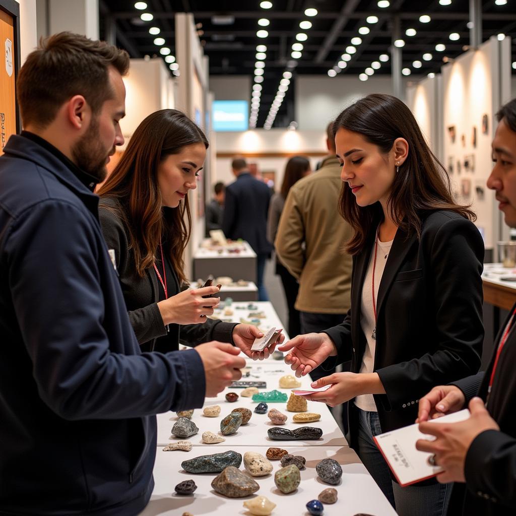 Networking at a Gem Show