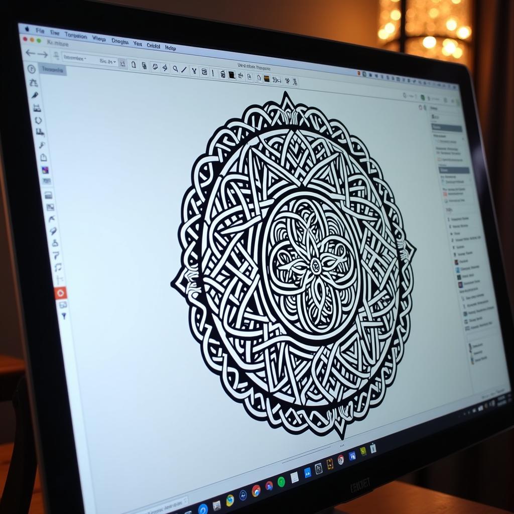 Intricate Irish Knotwork SVG Design