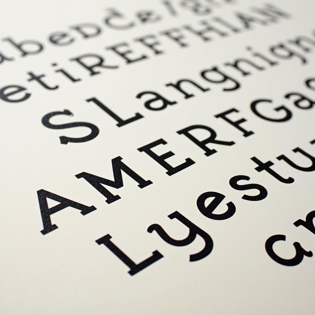 ITC American Typewriter Font Example