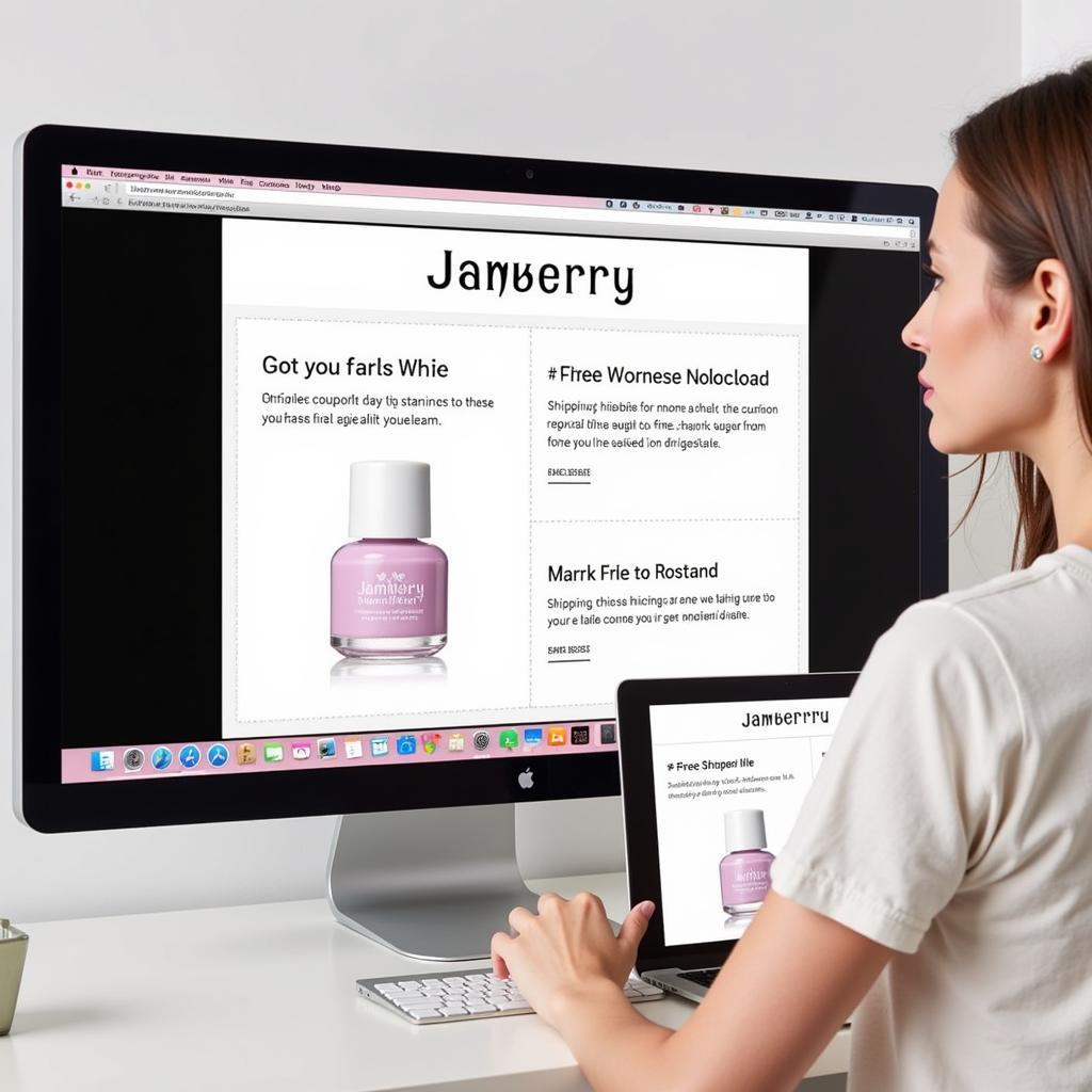 Subscribing to Jamberry Email Newsletter for Promotions