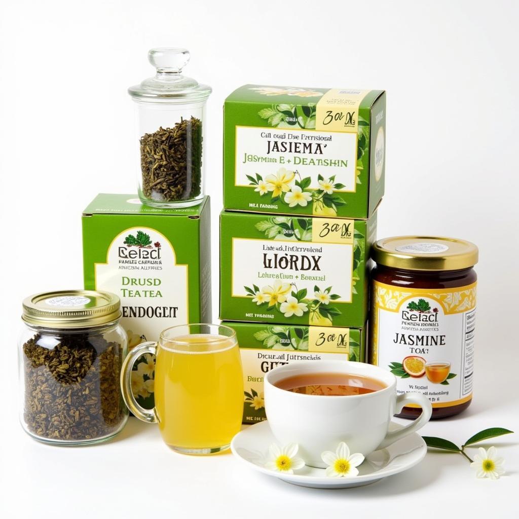 Assortment of Caffeine-Free Jasmine Tea Options