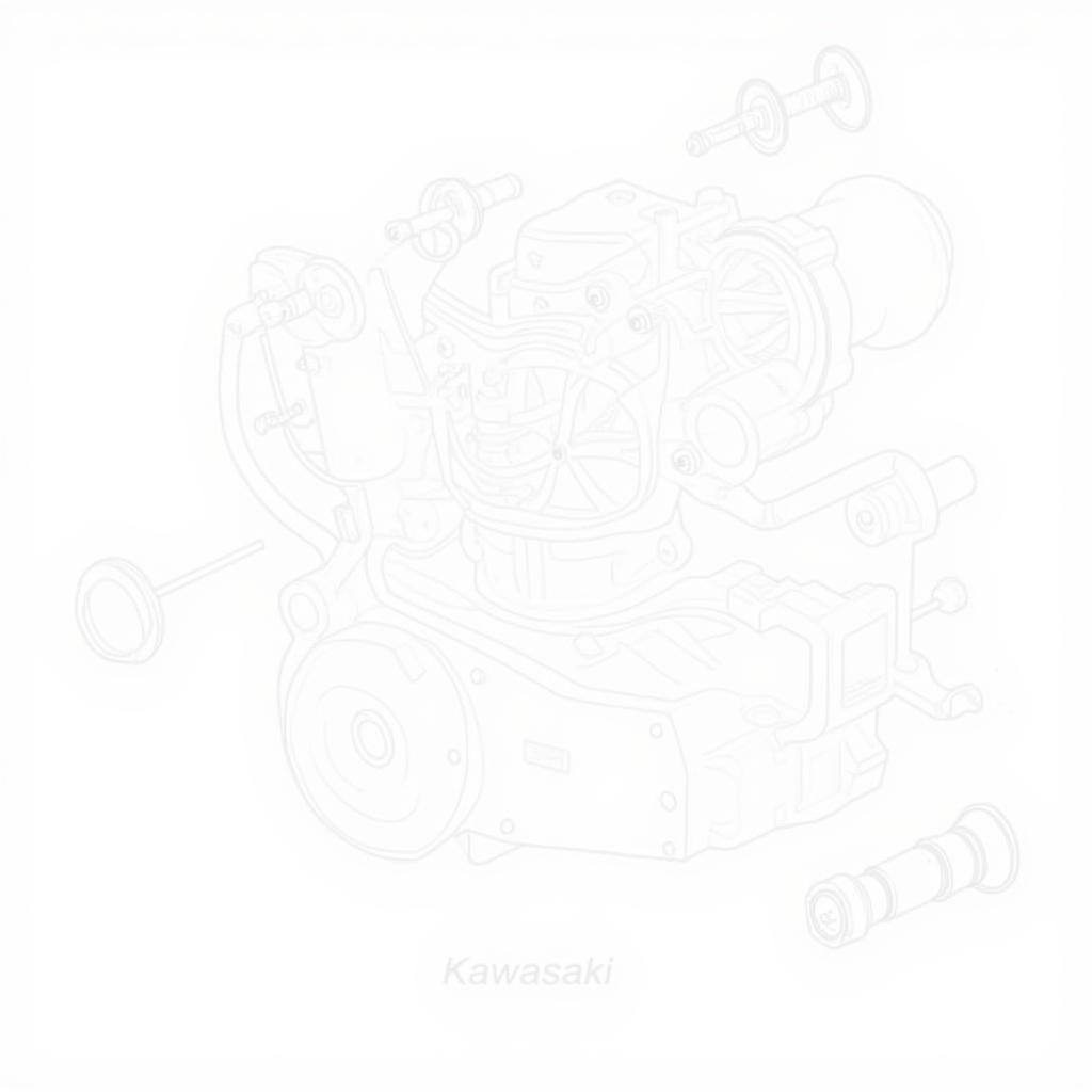 Detailed Engine Diagram from Kawasaki Vulcan 1500 Manual