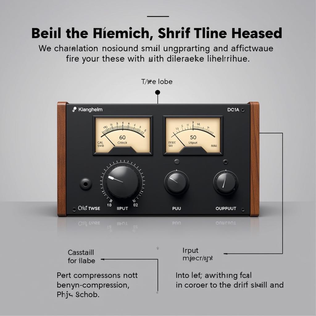 Klanghelm DC1A compressor plugin interface