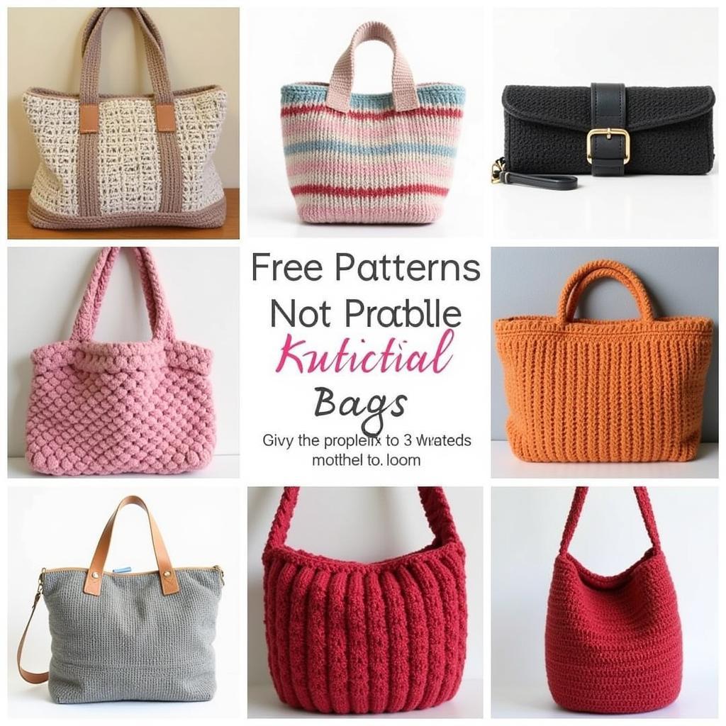 Variety of Knitted Bag Patterns