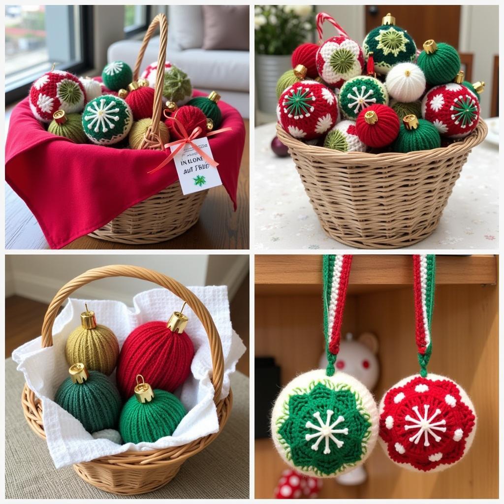 Knitted Christmas Ornament Gift Ideas