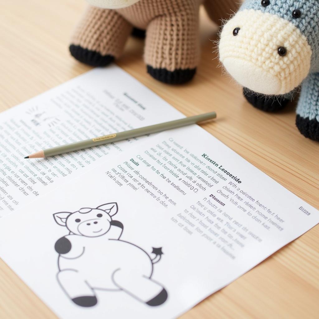 Free Knitted Cow Pattern for Beginners