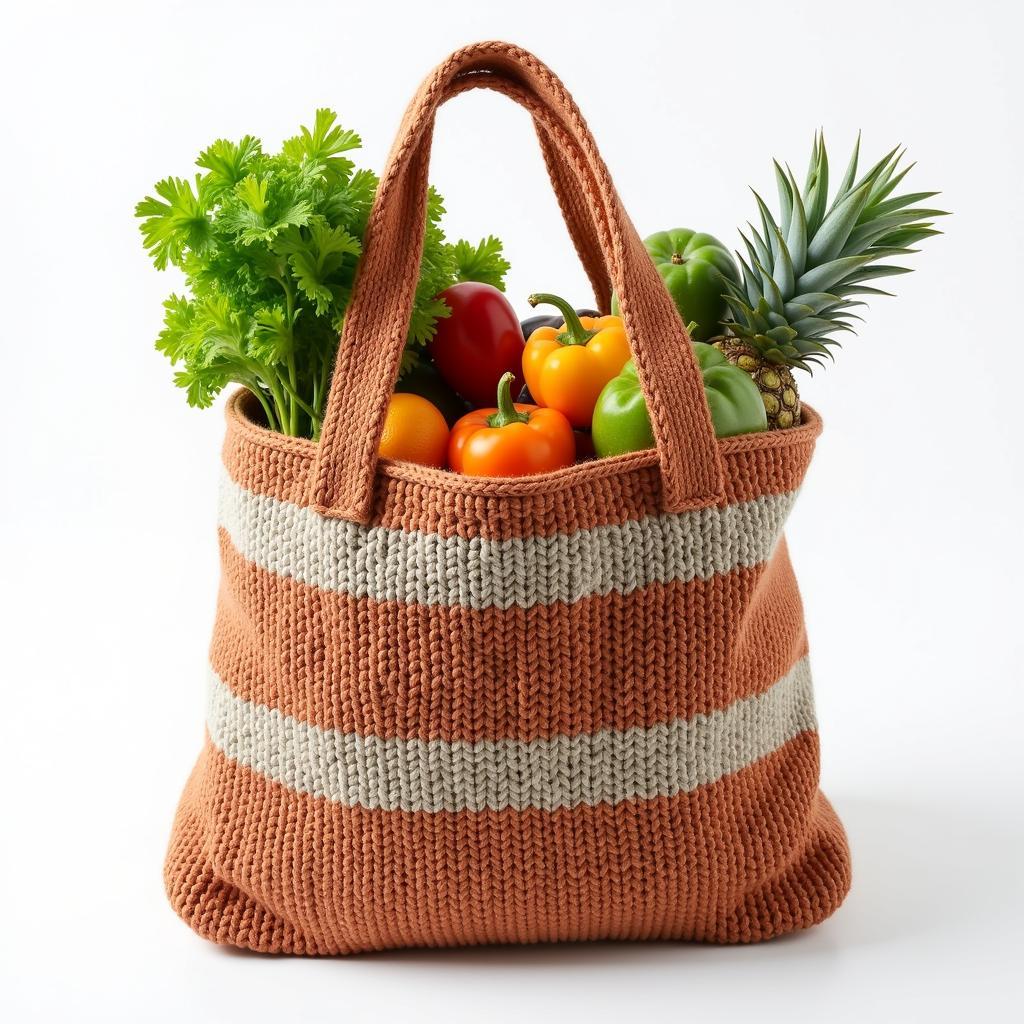 Free Knitted Market Bag Pattern