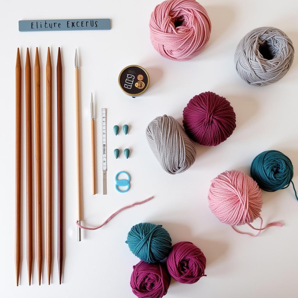 Essential Knitting Tools and Yarn for Scarf Projects