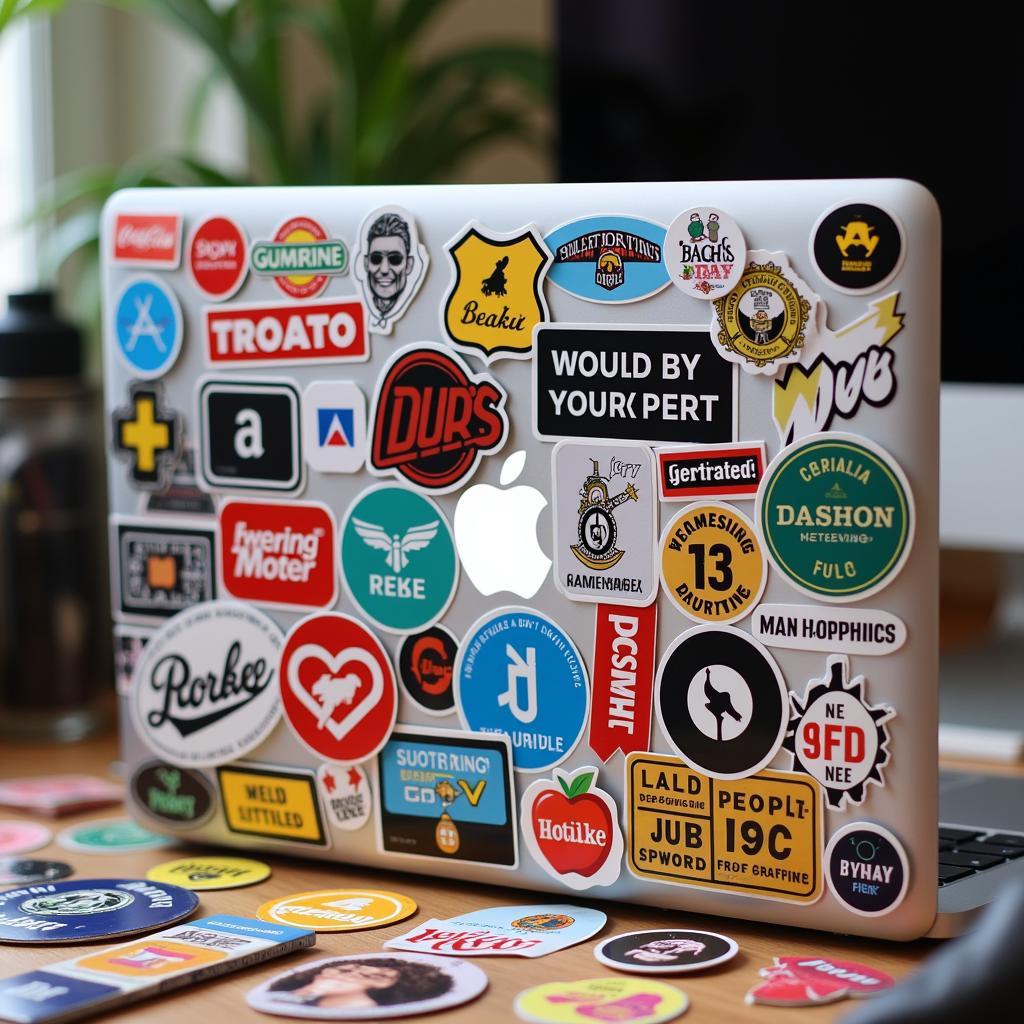 Personalized Laptop with Free Stickers