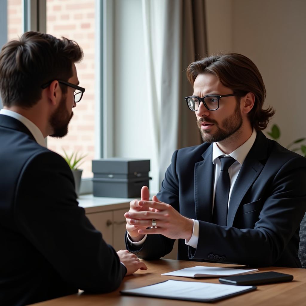 Lawyer-Client Meeting