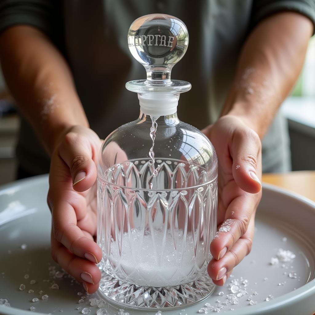 Cleaning a Lead Free Crystal Decanter