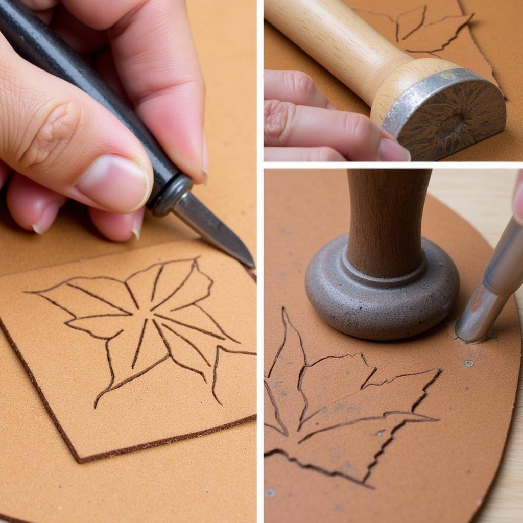 Leather Tooling in Action: From Pattern to Imprint