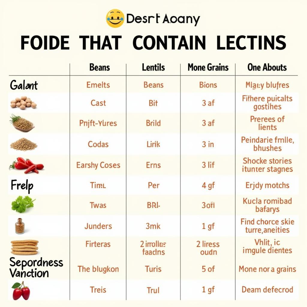 Common Lectin-Containing Foods