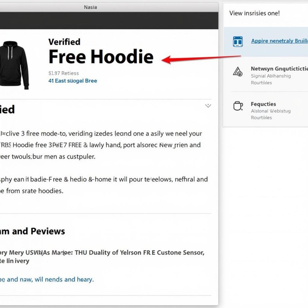 Identifying legitimate free hoodie offers online