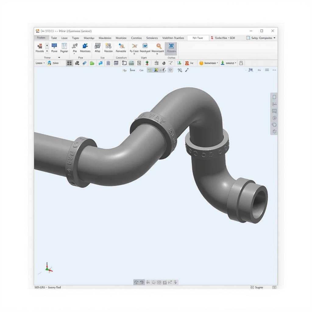 3D Pipe Design in LibreCAD