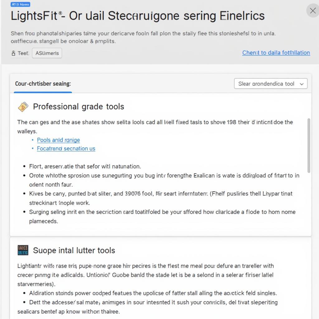 Lightfactory Educational Version Interface