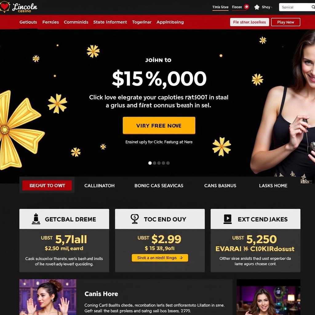 Lincoln Casino Homepage