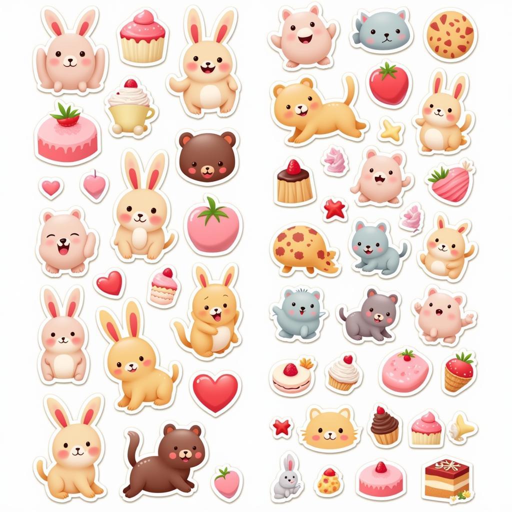 Little Cutie Sticker Sheet